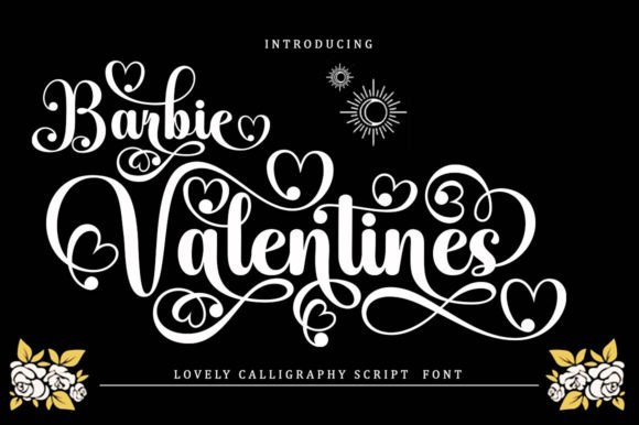 Barbie Valentines: A Calligraphy Script for Elegant Design