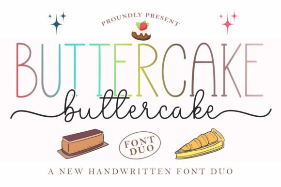 Butter Cake Duo: The Elegant Typeface for Modern Design