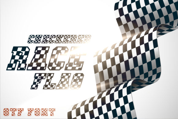 Checkered Race: A Bold Font for Dynamic Design