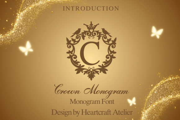 Crown Monogram: Elevating Design with Heraldic Elegance
