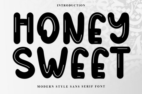 Honey Sweet: A Festive Typeface for Holiday Designs