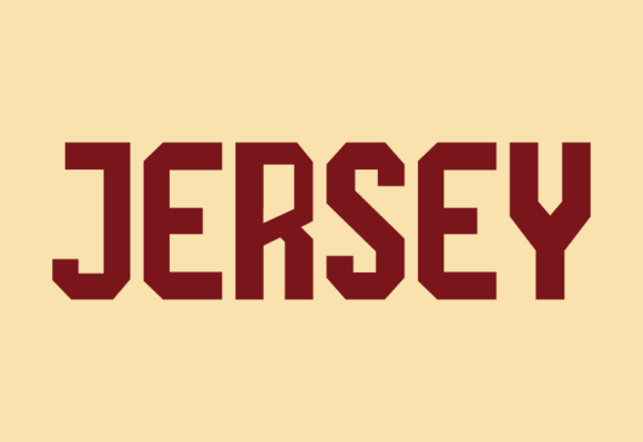 Jersey Font: Bold Typography for Dynamic Visual Design