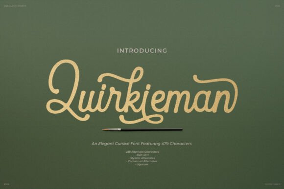 Meet Quirkieman: The Handmade Font with Vintage Soul