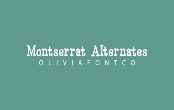 Montserrat Alternates: Elevating Design with Authentic Style