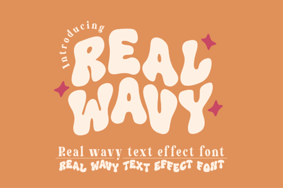 Real Wavy: A Bold Font for Retro-Modern Design Projects