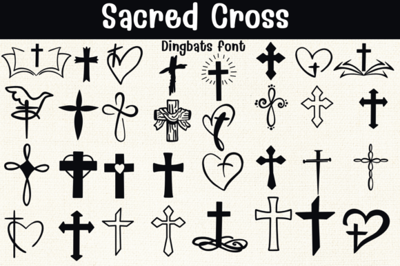 Sacred Cross Dingbats Font: A Designer's Symbolic Toolkit