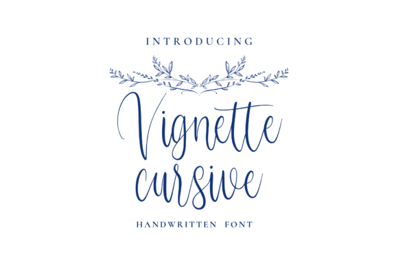 The Delicate Elegance of Vignette Cursive in Design