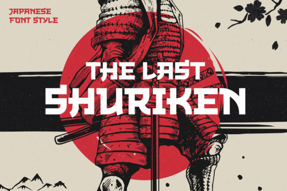 The Last Shuriken: A Modern Typography Asset for Bold Visuals