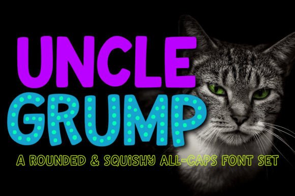 Uncle Grump: A Bold, Hand-Lettered Font for Modern Design
