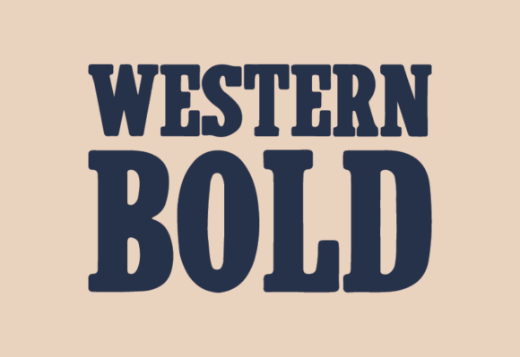 Western Bold: A Clean Retro Font for Modern Branding