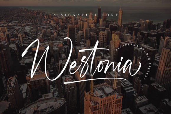 Westonia: The Elegant Signature Font for Creative Design