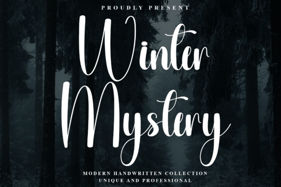 Winter Mystery: A Font for Sophisticated Visual Design